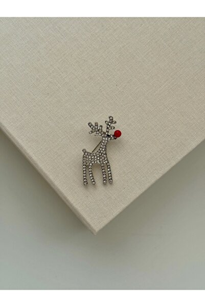 YOUES JEWELRY ÇELİK YILBAŞI BROŞU KADIN ERKEK UNİSEX