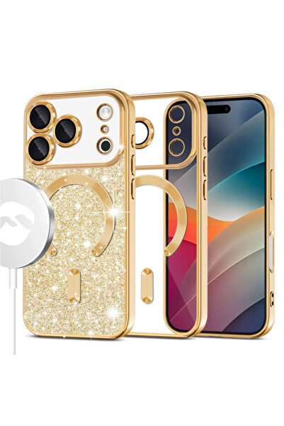 Apple Husa MagSparks » iPhone 17 Pro, Блестящ, Двуслоен, Калъф за обектив, ЗЛ...