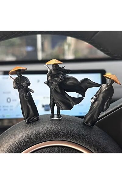 BGA Araba ön panel MİNYATÜR samuray savaşçı dekor klima panel süsü ölçüleri k...