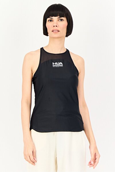 Under Armour Women Fitted Sleeveless Training Tank Top, Black