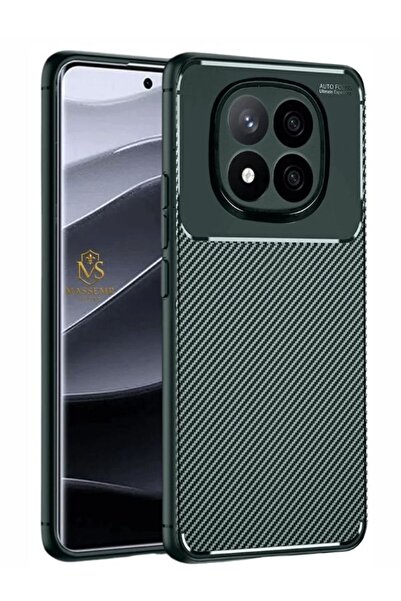 Massemr Xiaomi Redmi Note 14 Pro 4g Case Auto Focus Carbon Cover Slim Shock-Absorbing Premium Protection