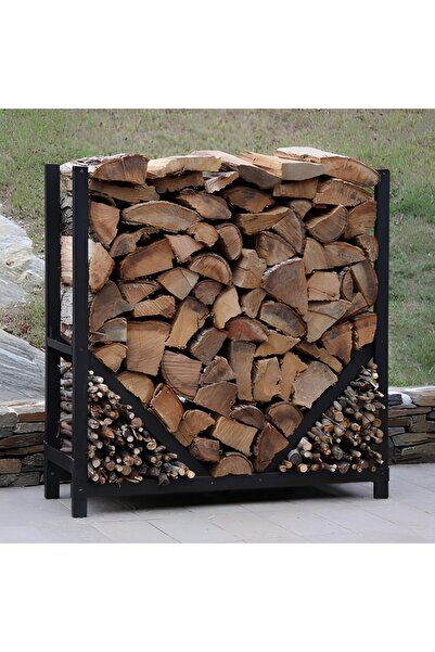 EMA METAL AHŞAPP ŞÖMİNE YANI DEKORATİF ODUNLUK