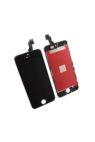 iphone Display compatibil 5C LCD Negru Complet Cu Tablita Metalica Si Conector