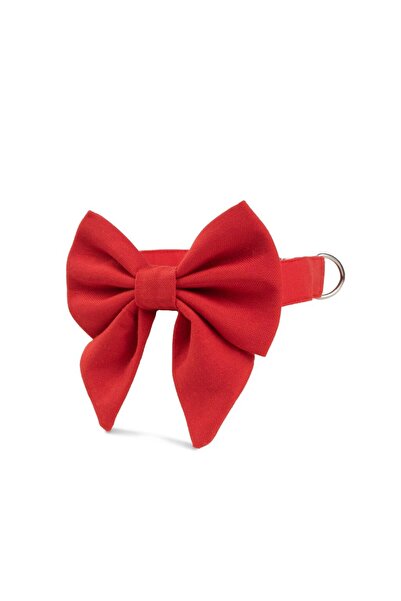 Lusi Doog Dog Collar with Red Bow Tie Special for Female Dogs Bow Collar