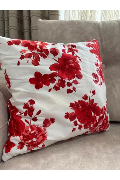 YOUC Design Mini Throw Pillow Home Pillow, Car Pillow 35 X 35 Filled Inside Removable Face Rose Pattern