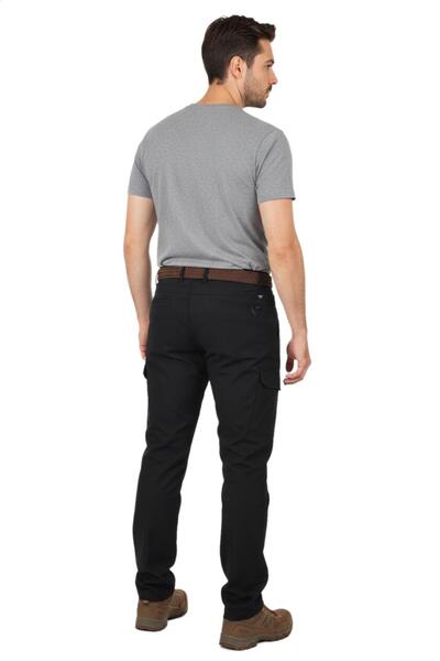 DYNAMO Pantaloni tactici din fleece pentru bărbați, cu gel moale, de iarnă, obișnuiți BGL-ST04974