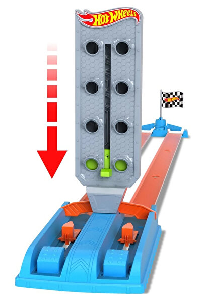 mattel Circuit Drift Launcher Track Builder Dragstrip Champion Action - Track Maximum Acceleration Traffic Light