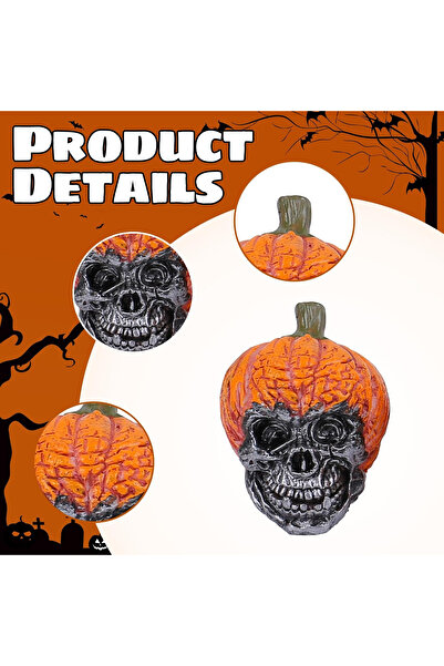 OEM Pumpkin Skull Decorations, 4 pieces