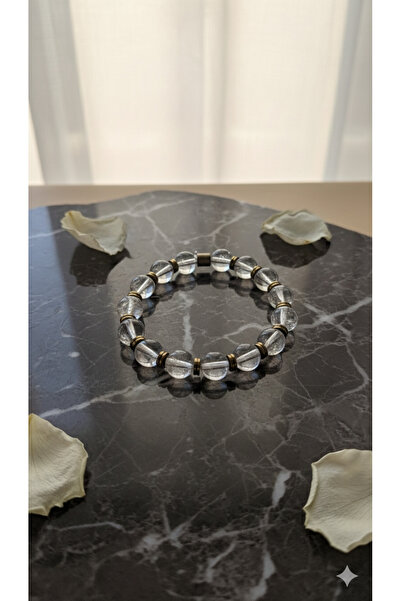 AURA Crystal Quartz Natural Stone Bracelet 10mm