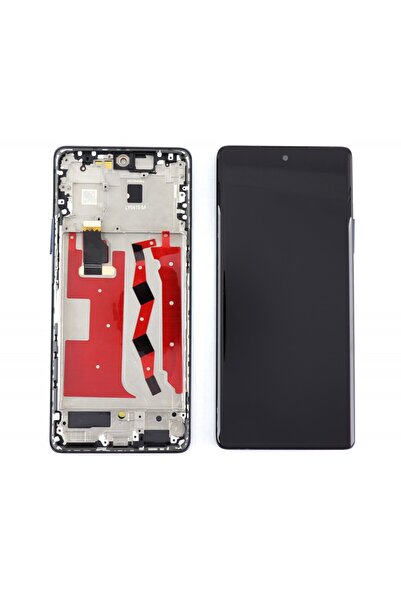 Huawei Display compatibil Nova 10 OLED cu Rama Black Negru