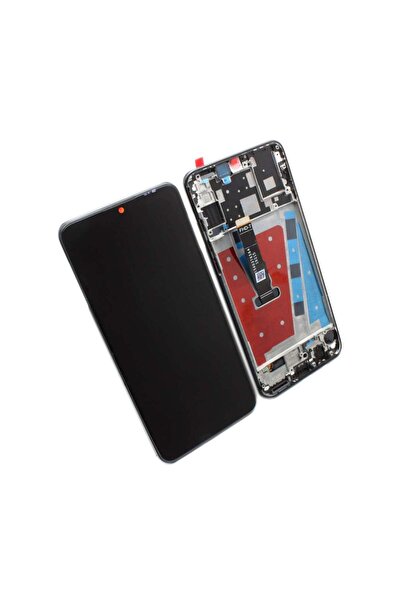 Huawei Display compatibil P30 Lite MAR-LX1A CU CAMERA 48MP cu Rama Black Negru