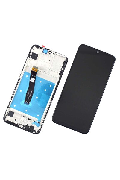 Huawei Display compatibil P Smart 2020 POT-LX1A cu Rama Black Negru