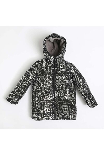 NANİCA Girl's Printed Long Coat 1-5 Years Old - 422502