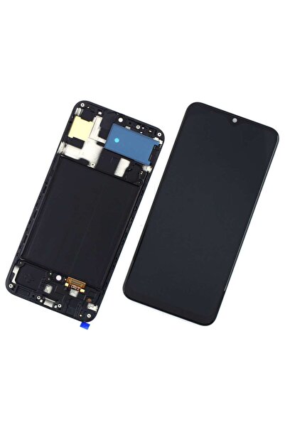 Samsung Display compatibil Galaxy A50s A507 OLED cu Rama Black Negru