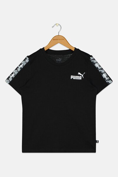 Puma Kids Boy Sportswear Fit Short Sleeves Outdoor T-shirt, Black