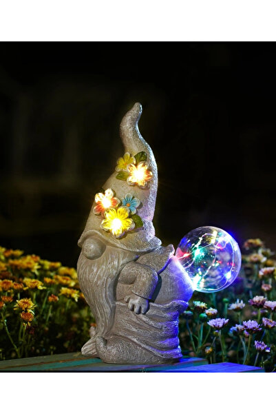 OEM Garden, terrace, balcony decoration with LEDs and solar panel 26 cm, dwarf