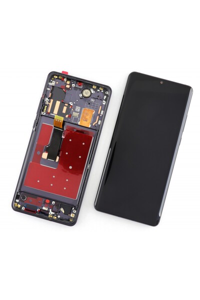 Huawei Display compatibil P30 Pro cu Rama Black Negru