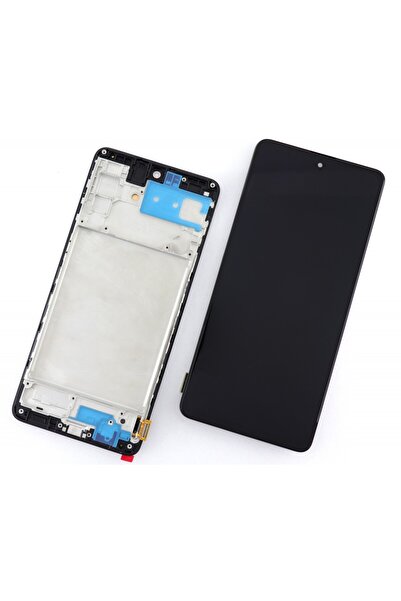 Samsung Display compatibil Galaxy M51 M515 OLED cu Rama Black Negru