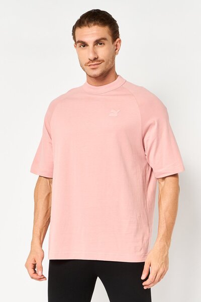 Puma Men Oversize Fit Short Sleeve Outdoor T-Shirt, Old Rose