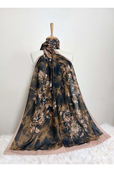 REMOMODA Şal cu model floral, şal francez din bumbac, elastic, moale, de înaltă calitate