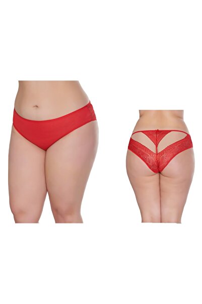 TAŞDELEN AVM Δαντελωτό εσώρουχο με πέτρινο σχέδιο στην πλάτη, σετ 2 τεμαχίων