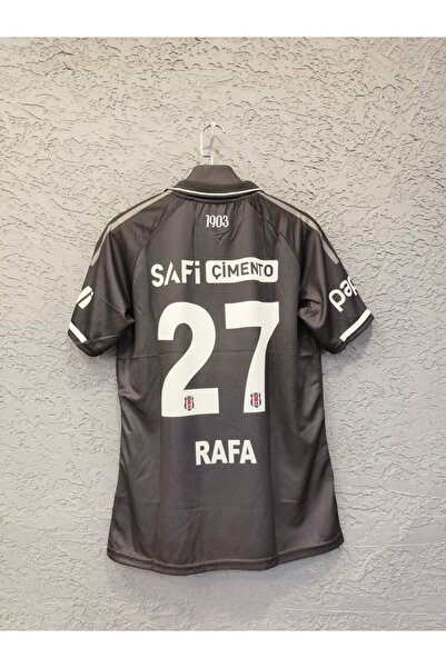 FOLKLORİST Bêşik.tâş\\Rafa Silva Siyah Alternatif Polo Yaka 2026 Yeni Sezon Yetişkin Futbol Forması (Jersey)