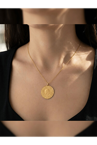 PURE BERRY İNCE ZİNCİR TAM ALTIN KAPLAMA %100 ÇELİK KARARMAZ KOLYE 1453 TARİHLİ