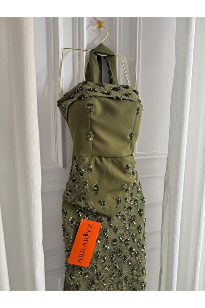 ABRARYZ crepe dress with sequins