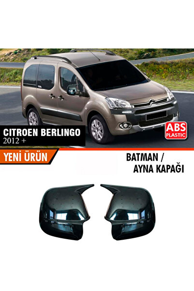 Genel Markalar Citroen Berlingo Batman Yarasa Ayna Kapağı Parlak Siyah 2012-2019