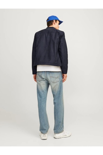 Jack & Jones J&J Trendy Men's Biker Style Pu Leather Jacket