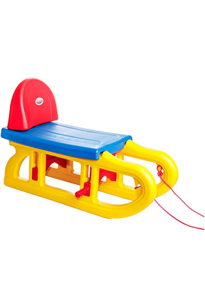 burak toys Sanie plastic Rezistenta ,Robusta si Usoara cu Spatar pentru Copii , 70x35x47cm Multisezon