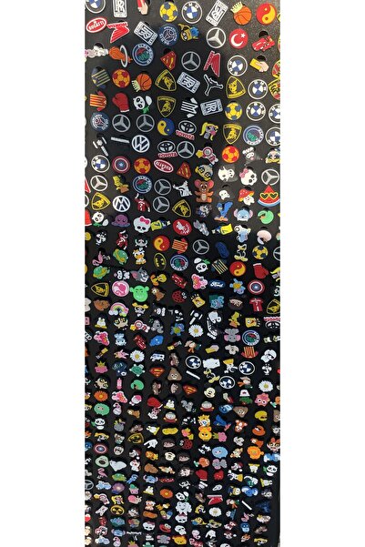 Crocs Jibbitz terlik süsü 8ad karışık unisex