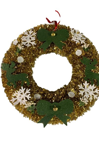 şahane parti New Year's Wreath Decoration Door Decoration