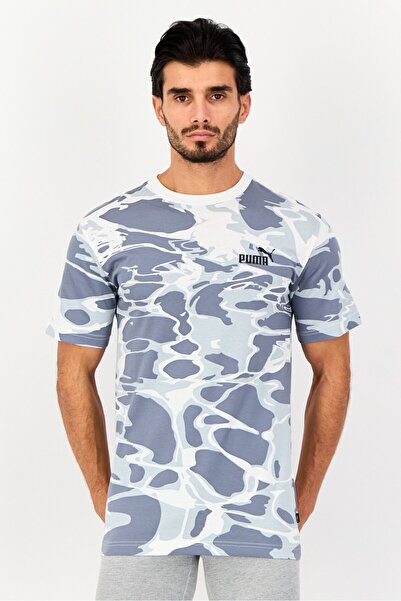 Puma Men Relaxed Fit Short Sleeve Outdoor T Shirt, Multicolor