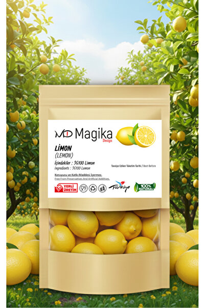 Magika Design Limon 1 KG - Taze Hasat - Yerli Üretim - %100 Doğal, %100 Taze,...