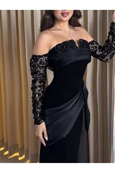 Narin Boutique black evening dress