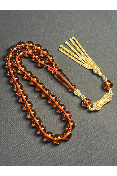 Erbab i Kehribar مسبحة صلاة عنبر البلطيق المعتمدة - تصميم شرابة فضية