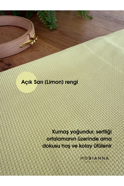 Hobianna Etamin Kanaviçe Kumaşı Aida 11 Count - 100x75m