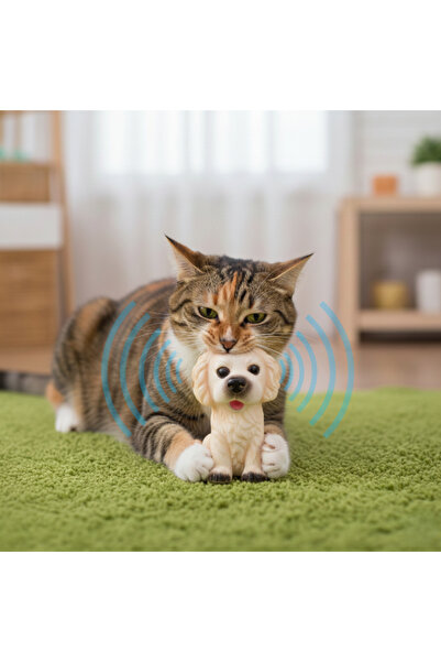 TTT Pet Dog Shaped Plastic Toy with Sound