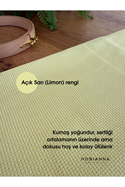 Hobianna Etamin Kanaviçe Kumaşı Aida 11 Count - 100x150cm