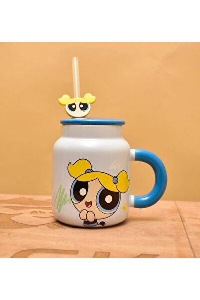 Generic Ceramic mug with a design of "Powerpuff Girls" characters