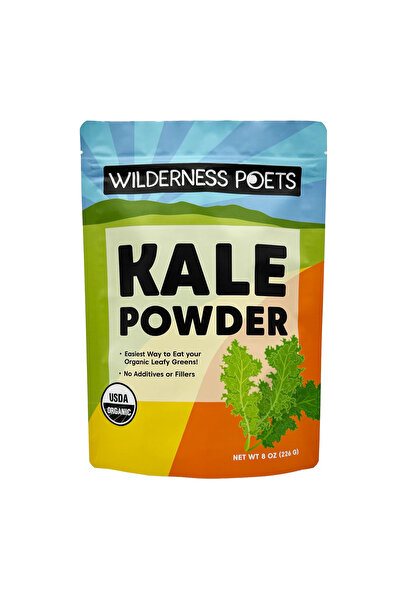 Wilderness Wilderness Poets Dried Kale Powder (Fresh Cabbage, Kale) - Vegan 226g