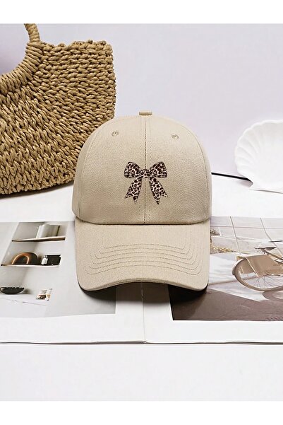 l'eivor Leopard Ribbon Printed Snapback Hat