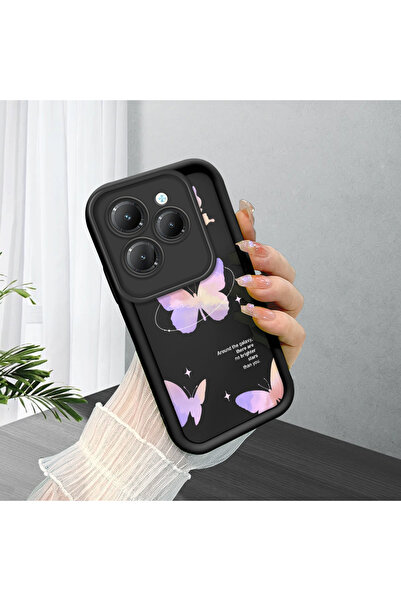 Hontinga حافظة هاتف من السيليكون الناعم متوافقة مع هاتف Infinix Hot 40/40 Pro