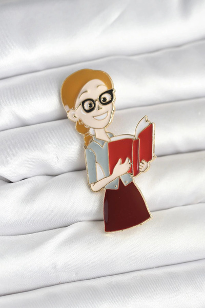 Genel Markalar CEYLAN ADAM Öğretmen Figürlü Broş