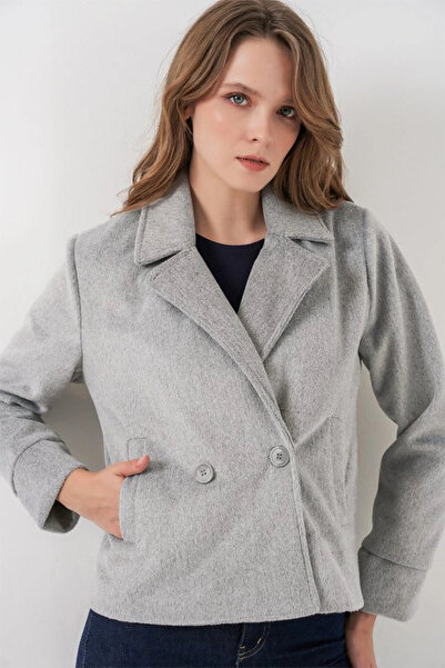 nedo7 Short Cashmere Jacket 0725 - A.Grey