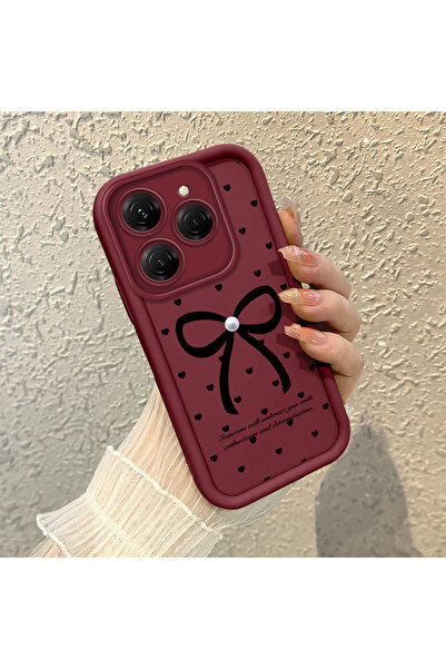 ucuc Tecno Spark 20 Pro 4G Uyumlu Silikon Malzeme Darbeye Dayanıklı Basit Bor...