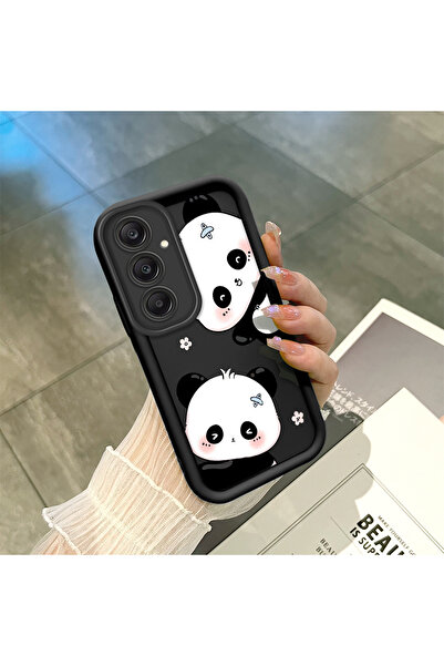 Hontinga حافظة هاتف من السيليكون الناعم المضاد للانزلاق من Panda لهاتف Samsun...