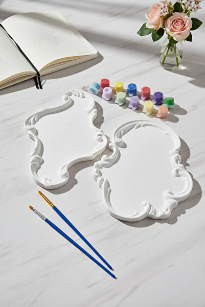 adanaçiçekliatölye KIVRIMLI TABAK, ROKOKO TARZI, DEKORATİF TABAK,YÜZÜK TAKI T...