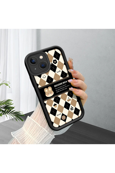 Hontinga حافظة هاتف من السيليكون الناعم متوافقة مع نمط الإطار iPhone 14 ومضاد...